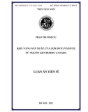 Luận án Tiến sĩ Chăn nuôi: Khả năng sản xuất của lợn DVN1 và DVN2 từ nguồn gen Duroc Canada