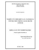 Khóa luận tốt nghiệp: Nghiên cứu phối hợp Clay, Nanosilica với than đen trong cao su blend CSTN-CR