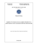 Luận văn Thạc sĩ Kỹ thuật môi trường: Nghiên cứu sử dụng xỉ lò cao biến tính để xử lý amoni trong nước ngầm bằng phương pháp hấp phụ