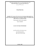 Luận văn Thạc sĩ Sinh học: Nghiên cứu tạo chủng Bacillus subtilis đột biến có khả năng sinh protease cao bằng chiếu xạ gamma kết hợp với xử lý kháng sinh