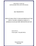 KHẢO SÁT HOẠT TÍNH VÀ TINH SẠCH PROTEASE TỪ HAI CHỦNG NẤM MỐC ASPERGILLUS ORYZAE VÀ ASPERGILLUS KAWASAKI TRÊN MÔI TRƯỜNG BÁN RẮN