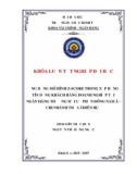 Khóa luận tốt nghiệp Tài chính Ngân hàng: Ứng dụng mô hình Z-Score trong Xếp hạng tín dụng khách hàng Doanh nghiệp tại NHTM cổ phần Đông Nam Á - Chi nhánh Thừa Thiên Huế