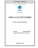 Khoá luận tốt nghiệp: Giải pháp nâng cao chất lượng tín dụng tại Ngân hàng TMCP Quốc Dân – Chi nhánh Hải An - Hải Phòng