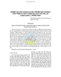 Nghiên cứu ảnh hưởng của giá thể đến sinh trưởng, phát triển và chất lượng hoa cúc vạn thọ lùn (Tagete patula L.) trồng chậu