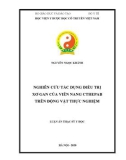 Luận văn Thạc sĩ Y học: Nghiên cứu tác dụng điều trị xơ gan của viên nang CTHepaB trên động vật thực nghiệm