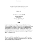 Michael Hutchison & Kathleen Mcdill - Determinants, Costs, And Duration Of Bank Sector DistressPdf