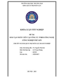 Khóa luận tốt nghiệp: Đào tạo nhân viên tại Công ty TNHH Công nghệ Công nghiệp Phú Sơn