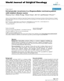 Báo cáo khoa học: Intramuscular recurrence in a Hepatocellular carcinoma patient with indolent disease course