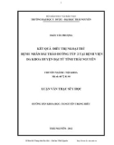 Luận văn Thạc sĩ Y học: Kết quả điều trị ngoại trú bệnh nhân đái tháo đường týp 2 tại Bệnh viện Đa khoa huyện Đại Từ tỉnh Thái Nguyên