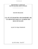 Luận văn Thạc sĩ Kinh tế: Các yếu tố ảnh hưởng tới chi phí điều trị của bệnh nhân khoa ICU tại Bệnh viện Hoàn Mỹ Sài Gòn