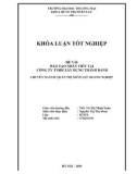 Khóa luận tốt nghiệp: Đào tạo nhân viên tại Công ty TNHH Xây dựng Thành Danh