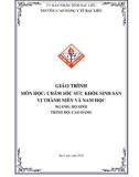 Giáo trình Chăm sóc sức khỏe sinh sản vị thành niên và nam học (Ngành Hộ sinh - Cao đẳng)