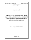 Luận án Tiễn sĩ Y học: Nghiên cứu biến đổi hình thái tim, áp lực động mạch phổi và NT-proBNP huyết tương ở bệnh nhân tim bẩm sinh có luồng thông trái phải trước và sau can thiêp