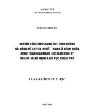 Luận án Tiến sĩ Y học: Nghiên cứu tình trạng suy dinh dưỡng và nồng độ leptin huyết thanh ở bệnh nhân bệnh thận mạn đang lọc máu chu kỳ và lọc màng bụng liên tục ngoại trú