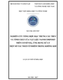 Luận án Tiến sĩ Hóa học: Nghiên cứu tổng hợp, đặc trưng cấu trúc và tính chất của vật liệu Nanocomposit trên cơ sở TiO2 ứng dụng xử lý một số tác nhân ô nhiễm trong không khí