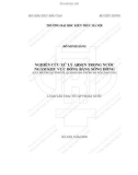 Tóm tắt Luận văn Thạc sĩ Cấp thoát nước: Nghiên cứu xử lý Arsen trong nước ngầm khu vực đồng bằng sông hồng (lấy phường Quỳnh Lôi, quận Hai Bà Trưng Hà Nội làm ví dụ)