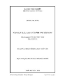 Luận văn: VĂN HỌC BẮC KẠN TỪ NĂM 1945 ĐẾN NAY