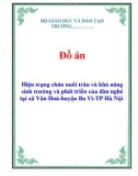 Đồ án: Hiện trạng chăn nuôi trâu và khả năng sinh trưởng và phát triển của đàn nghé tại xã Vân Hoà-huyện Ba Vì-TP Hà Nội