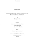 Research  Ownership Structure and Business Model of Electronic Business-to-Business Marketplaces 