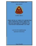 Luận văn tốt nghiệp Quản trị kinh doanh: Phân tích các nhân tố ảnh hưởng đến ý định mua hàng trên sàn thương mại điện tử Shopee của người dân Thành phố Cần Thơ