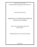 Tóm tắt Luận văn Thạc sĩ Lý luận văn học: Nghệ thuật tự sự trong truyện thiếu nhi về loài vật của Tô Hoài