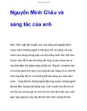 Nguyễn Minh Châu và sáng tác của anh