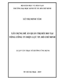 Luận văn Thạc sĩ Kinh tế: Xây dựng đề án quản trị rủi ro tại Tổng công ty Điện lực TP. Hồ Chí Minh