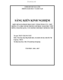 Sáng kiến kinh nghiệm THCS: Một số giải pháp phát huy tính tích cực, chủ động của HS trong giờ học giáo dục nếp sống thanh lịch, văn minh cho học sinh Hà Nội