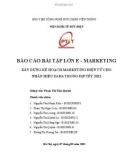 Báo cáo bài tập lớn E - Marketing: Xây dựng kế hoạch marketing điện tử cho nhãn hiệu ZARA trong dịp tết 2022