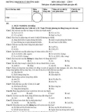 Đề thi học kì 1 môn Hoá học lớp 9 năm 2023-2024 có đáp án - Trường TH&THCS Lý Thường Kiệt, Hiệp Đức