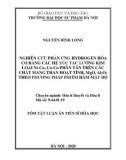 Tóm tắt Luận án Tiến sĩ Hoá học: Nghiên cứu phản ứng hydrogen hóa CO bằng các hệ xúc tác lưỡng kim loại Ni-Cu, Co-Cu phân tán trên các chất mang than hoạt tính, MgO, Al2O3 theo phương pháp phiếm hàm mật độ