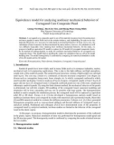 Equivalence model for analyzing nonlinear mechanical behavior of Corrugated Core Composite Panel