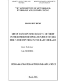 Dissertation summary: Study on scientific bases to develop inter reservoir operation procedures for flood control in the Ba River basin