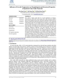 Influence of growth temperature on morphological and structural properties of sputtered - zinc oxide nanorods