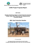 Card Project Progress Report Baseline Preliminary Report on Goat Production Systems in Ninh Thuan, Binh Thuan and Lam Dong provinces of Central Vietnam - MS4 