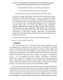 Báo cáo nghiên cứu khoa học  FLOOD VULNERABILITY ASSESSMENT OF DOWNSTREAM AREA IN THACH HAN RIVER BASIN, QUANG TRI PROVINCE 