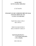 Tóm tắt Luận án Tiến sĩ Hóa lý thuyết và Hóa lý: Tổng hợp vật liệu composite trên nền UiO-66 ứng dụng trong xúc tác và phân tích điện hóa