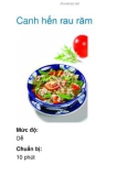 Canh hến rau răm