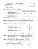 Đề thi giữa học kì 1 môn Toán lớp 12 năm 2022-2023 có đáp án - Trường THPT Quế Sơn – Quảng Nam