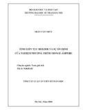 Tóm tắt Luận án tiến sĩ Toán học: Tính liên tục Holder và sự ổn định của nghiệm phương trình Monge-Ampere