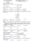 Đề thi học kì 1 môn Toán lớp 10 năm 2022-2023 - Trường THPT Triệu Sơn 4, Thanh Hóa