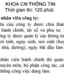 Báo cáo: phần mềm quản lý