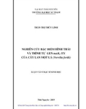 Luận văn Thạc sĩ Sinh học: Nghiên cứu đặc điểm hình thái và trình tự gen matK, ITS của cây Lan một lá (Nervilia fordii)