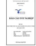 Báo cáo tốt nghiệp: Hoàn thiện công tác quản trị nhân sự tại Công ty TNHH Mộc Khải Tuyên