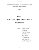 Luận văn: VIETTEL TẠI CAMPUCHIA – METFONE