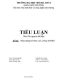 Đề tài: Hiện tượng En-nino và La-nina