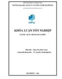 Khóa luận tốt nghiệp Quản trị doanh nghiệp: Biện pháp nâng cao hiệu quả sử dụng vốn tại Công ty CP Cảng Hải Phòng