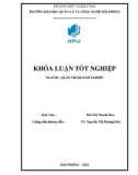 Khóa luận tốt nghiệp Quản trị doanh nghiệp: Biện pháp nâng cao hiệu quả kinh doanh của Công ty Cổ phần Đầu tư dịch vụ du lịch Quang Minh