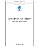 Khóa luận tốt nghiệp Quản trị doanh nghiệp: Một số biện pháp nâng cao hiệu quả sử dụng nguồn nhân lực tại công ty TNHH Thương mại Hùng Nguyên