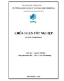 Khóa luận tốt nghiệp ngành Marketing: Hoạt động marketing của Công ty TNHH Đầu tư phát triển Nội thất Hưng Thịnh